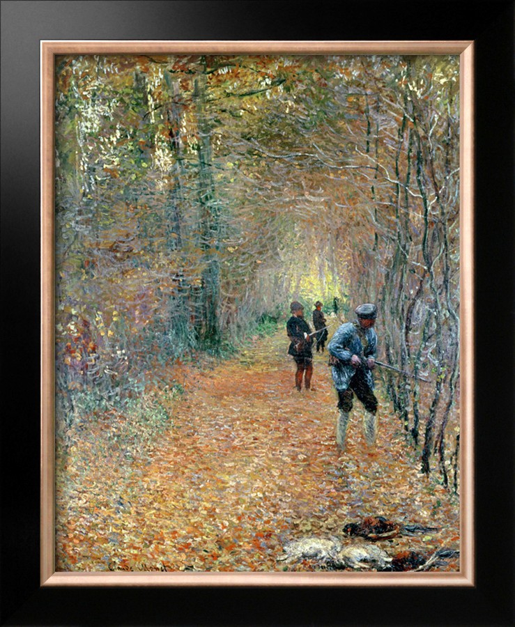 The Shoot, 1876-Claude Monet Painting